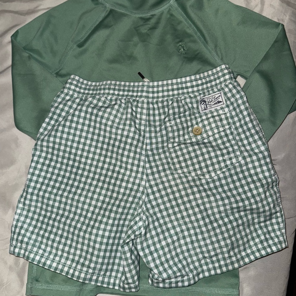 Polo by Ralph Lauren green and  Blue Swim Trunks